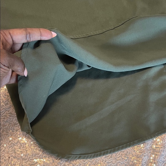 Joe Fresh Dark Green Long Sleeve Dress - Picture 7 of 8